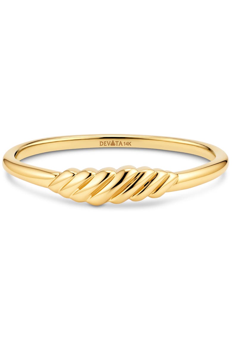 Rope Ring in 14K Gold, Main, color, Gold