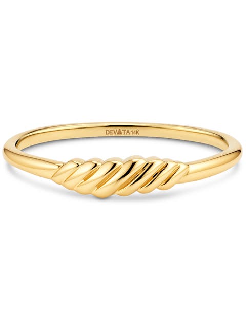 Rope Ring in 14K Gold