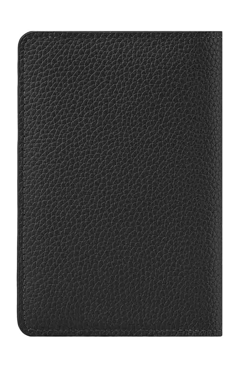 MAISON de SABRÉ Leather Passport Holder, Alternate, color, Rouge Noir