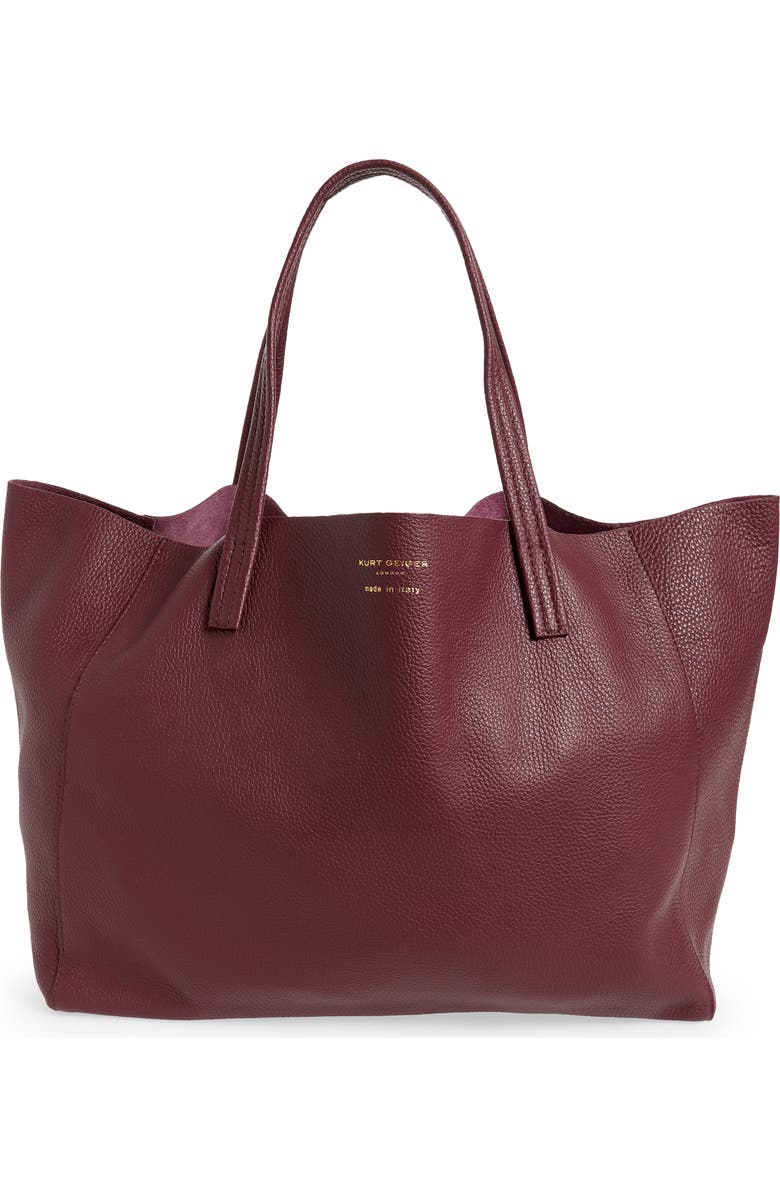 Kurt Geiger London Violet Leather Tote, Main, color,