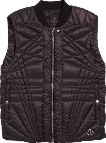 【Rick Owens】x Moncler Genius vest コットン ベスト/Tシャツ Moncler x Rick Owens Megapenta Quilted Flight Vest | Nordstrom