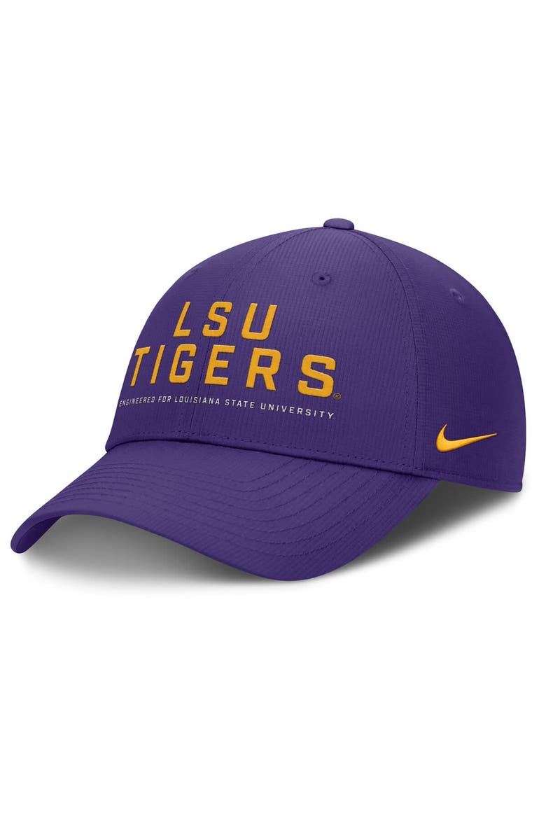 Men's Nike Purple LSU Tigers 2025 On-Field Gameday Club Adjustable Hat, Main, color, Purple