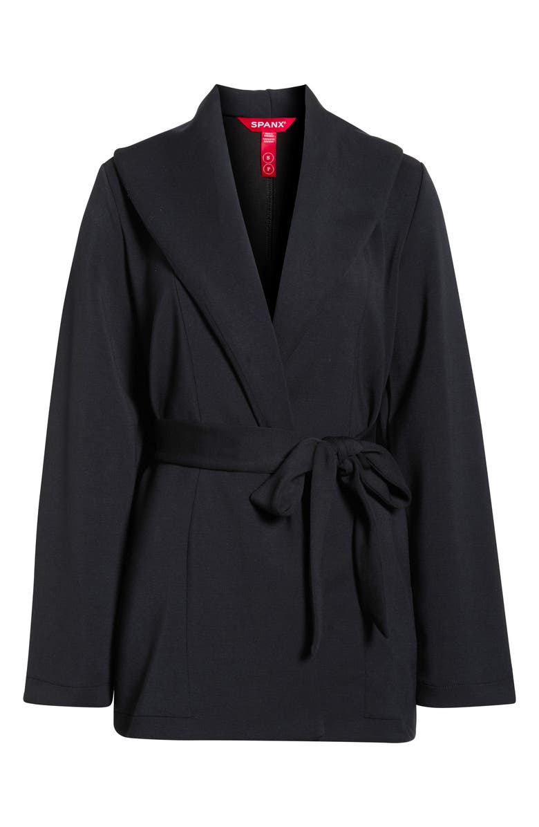 SPANX<sup>®</sup> AirEssentials<sup>®</sup> Luxe Wrap Cardigan, Alternate, color, Very Black