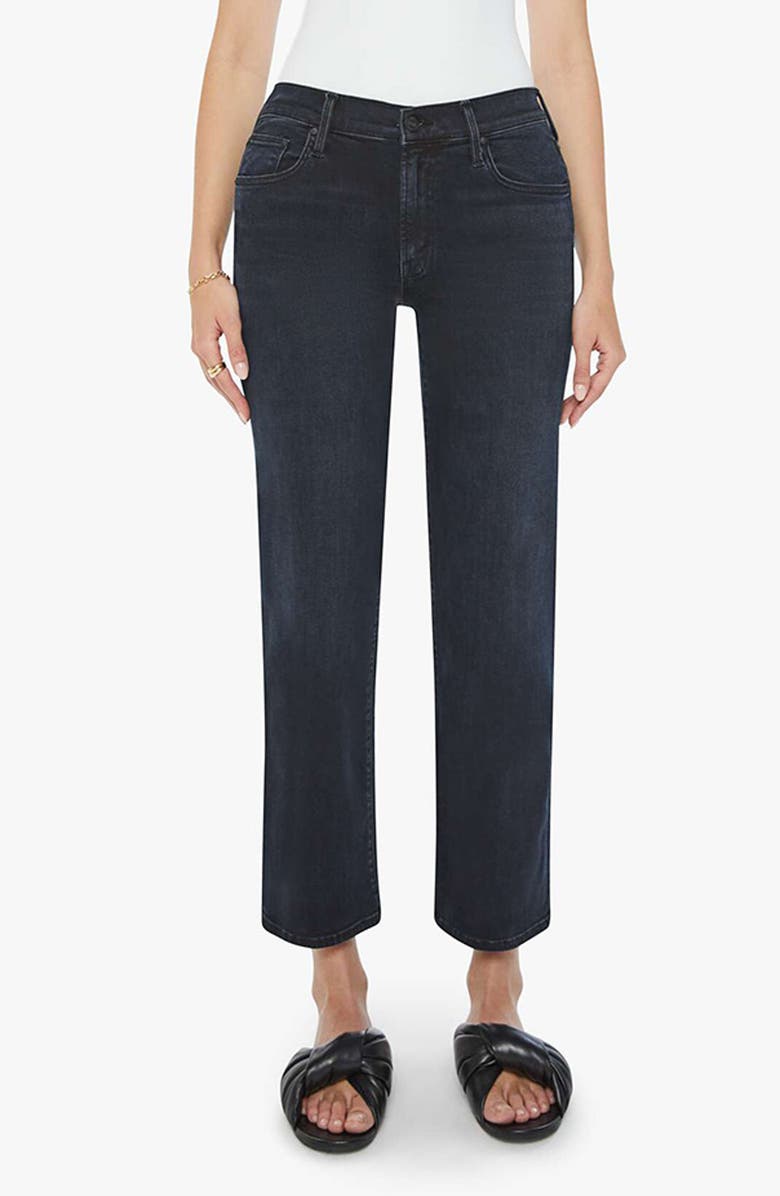 MOTHER The Rambler Ankle Straight Leg Jeans, Main, color, Night In Venice