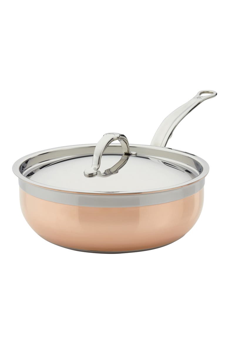 CopperBond 3.5-Quart Essential Pan with Lid, Main, color, COPPER