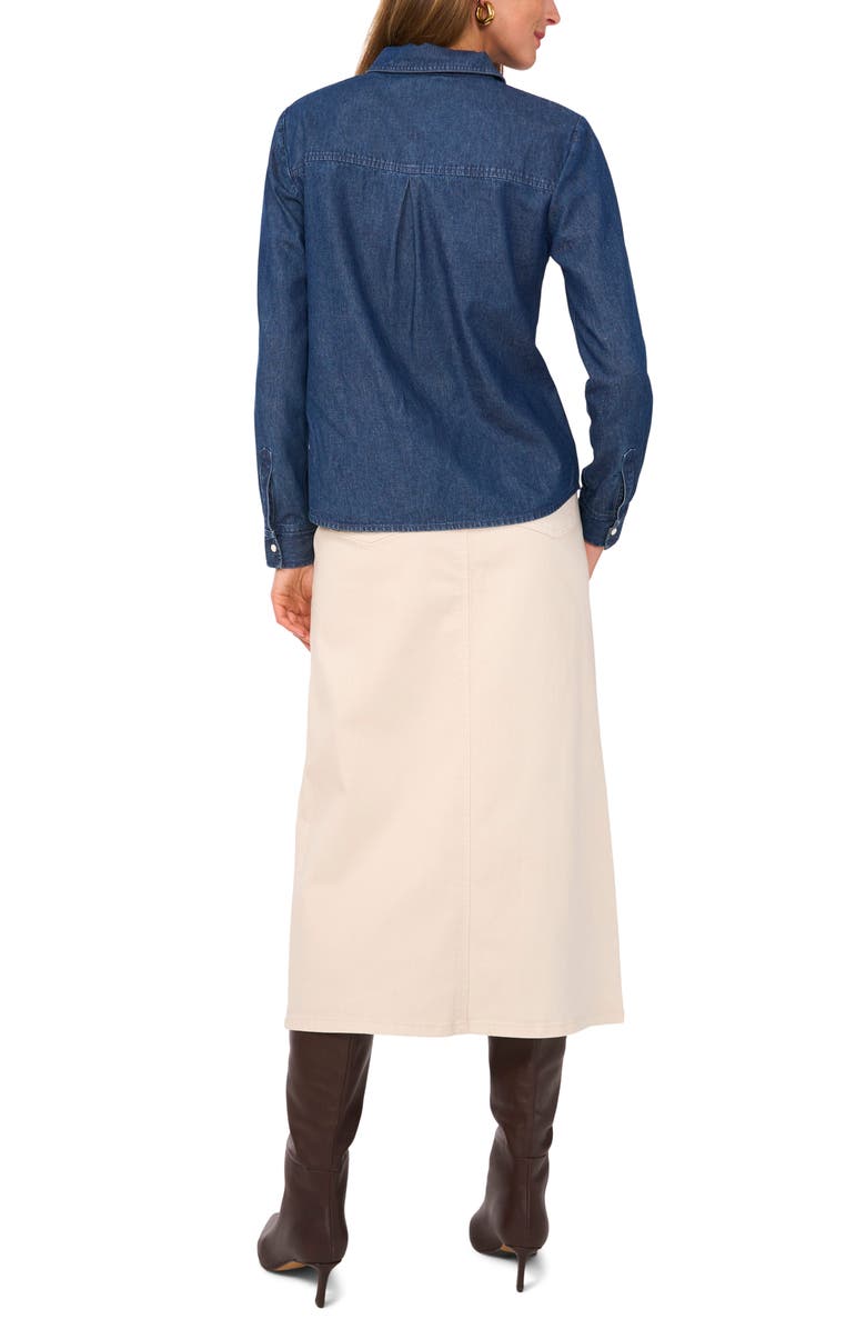 1.STATE Denim Button-Up Shirt, Alternate, color,