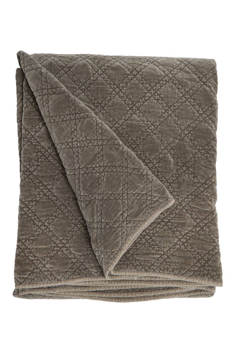 Brussels Coverlet, Main, color, PEWTER