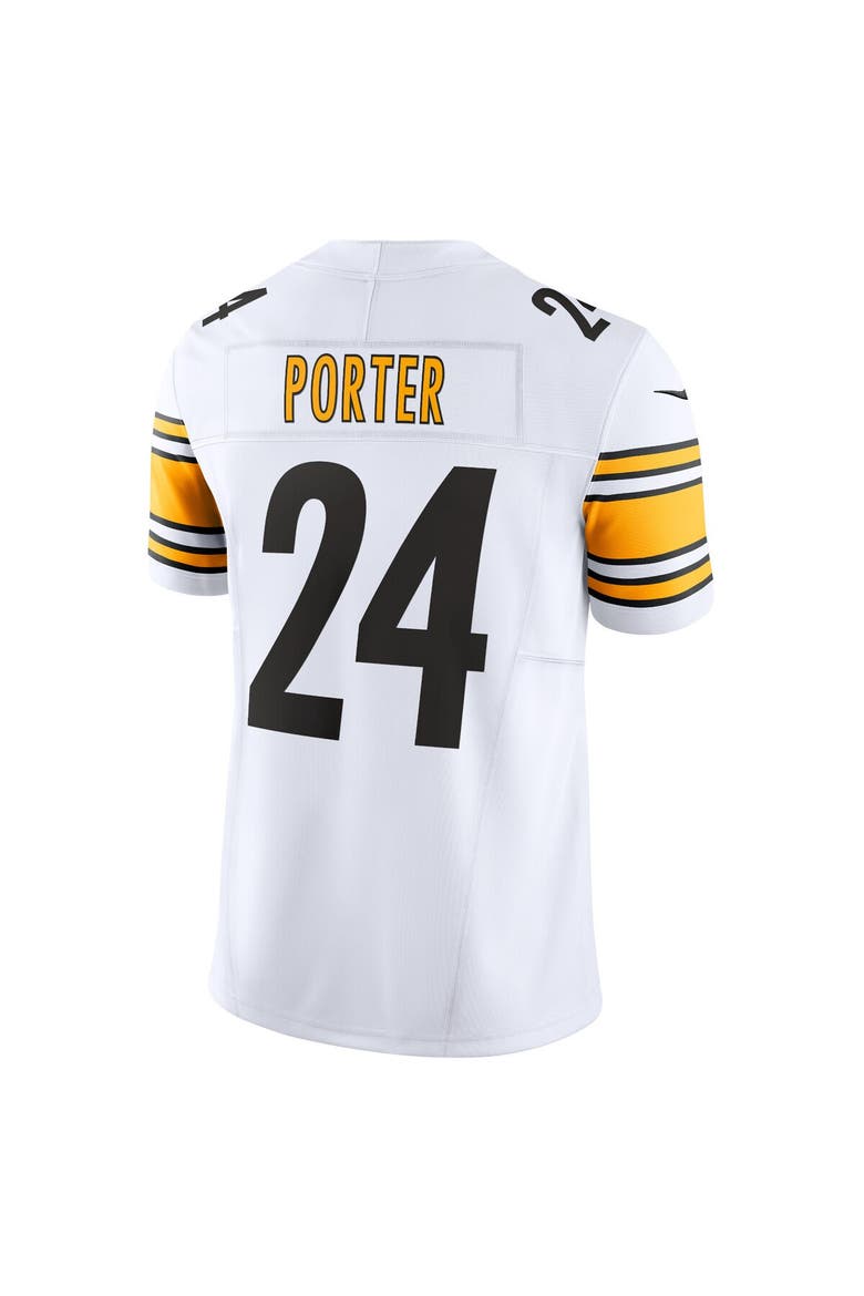 Men's Nike Joey Porter Jr. White Pittsburgh Steelers  Vapor F.U.S.E. Limited Jersey, Alternate, color, White