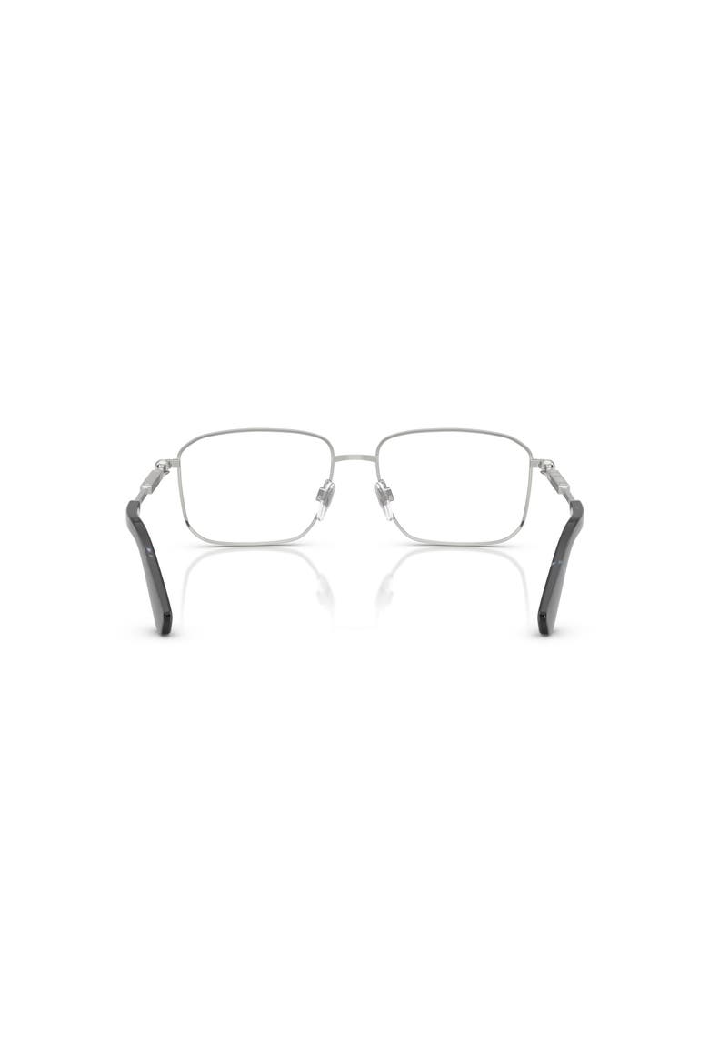 54mm Rectangle optical glasses, Alternate, color, Silver