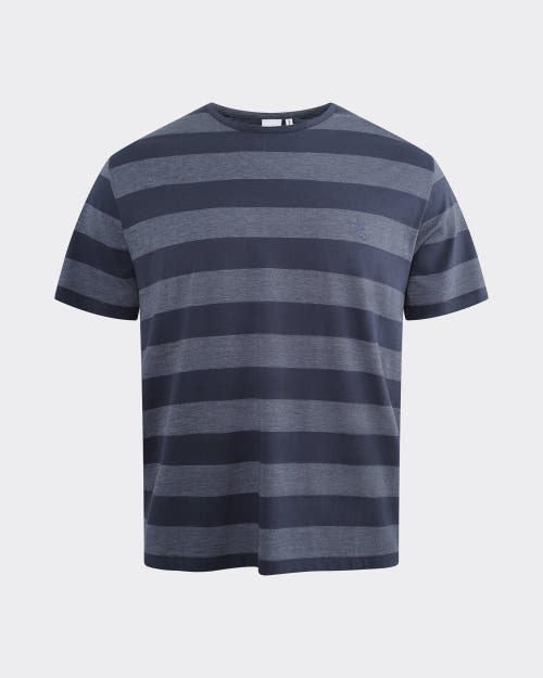 le PÈRE Kami Logo Tee Shirt in Blue Stripe at Nordstrom, Size X-Small
