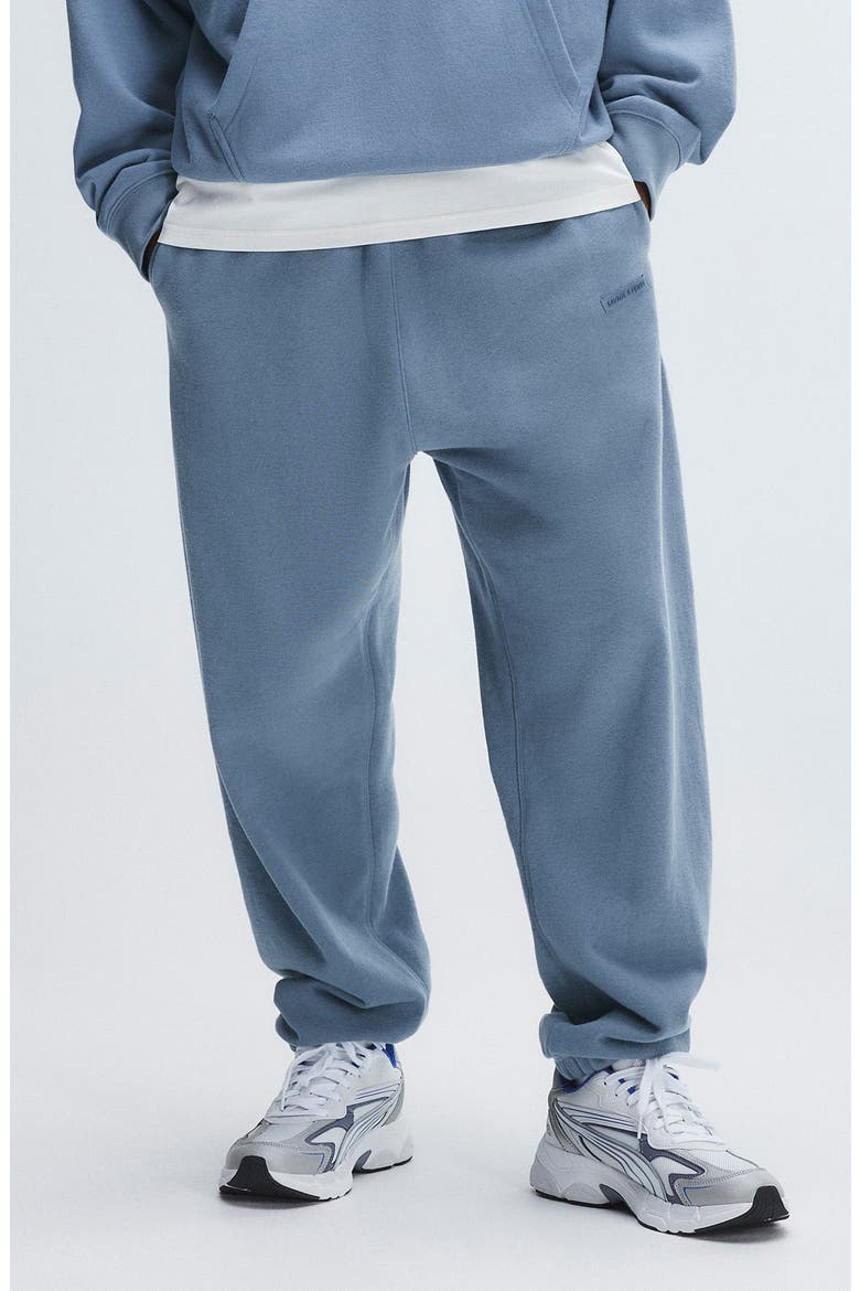 Fleece Joggers, Main, color, FOGGY NIGHT BLUE