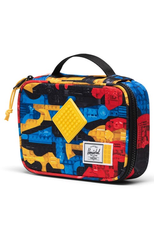 Herschel Supply Co . X Lego® Kids' Heritage Recycled Polyester Pencil Case In Brown