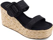 SHUSHOP Leena Platform Wedge Espadrille Sandal