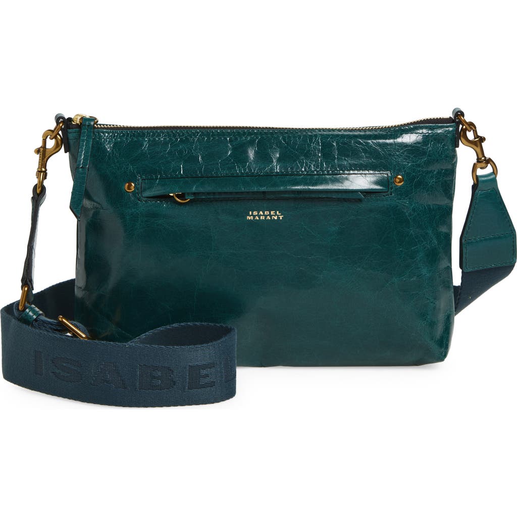 Isabel Marant Nessah Wardy Leather Crossbody Bag