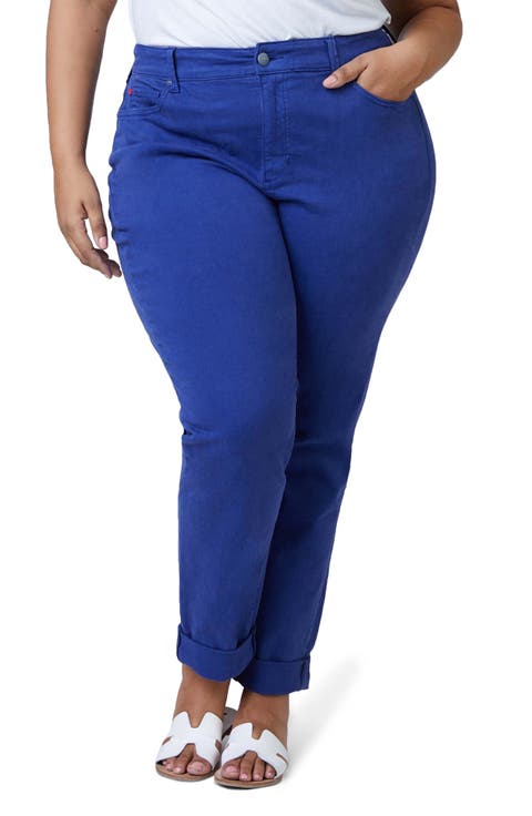 High Waist Boyfriend Jeans