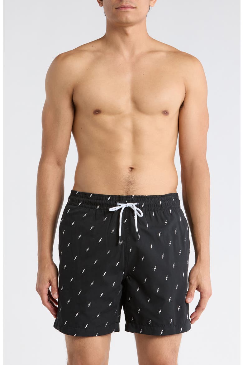 Sano 6.5-Inch Swim Trunks, Main, color, BLACK