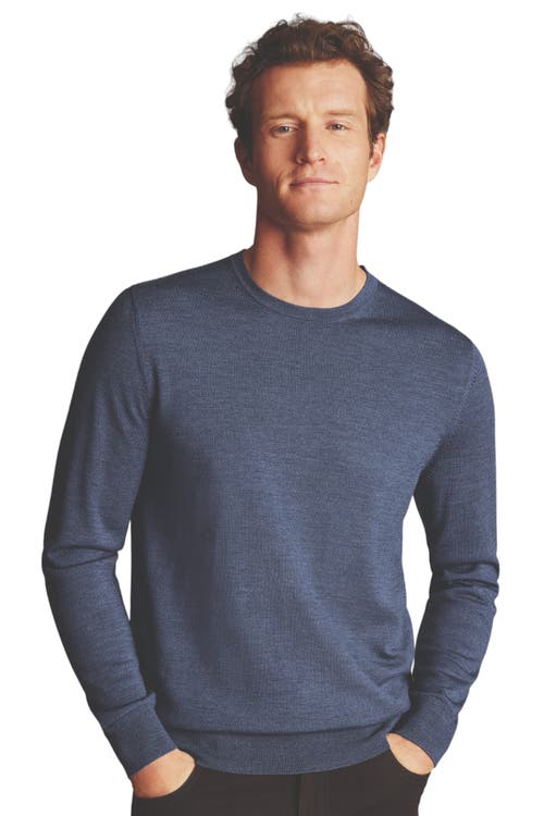 CHARLES TYRWHITT CHARLES TYRWHITT PURE MERINO CREW NECK SWEATER