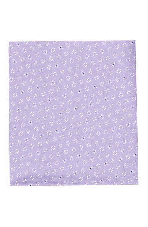 Men's Geo Flower Cotton Pocket Square