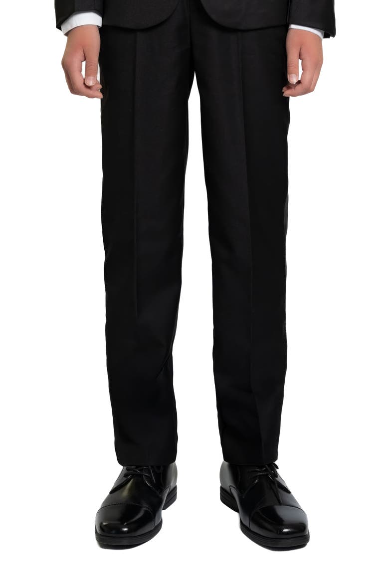 Kids' 007 5-Piece Slim Fit Tuxedo, Alternate, color, Black