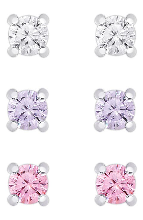 Pack of 3 Stud Earrings (Girls)