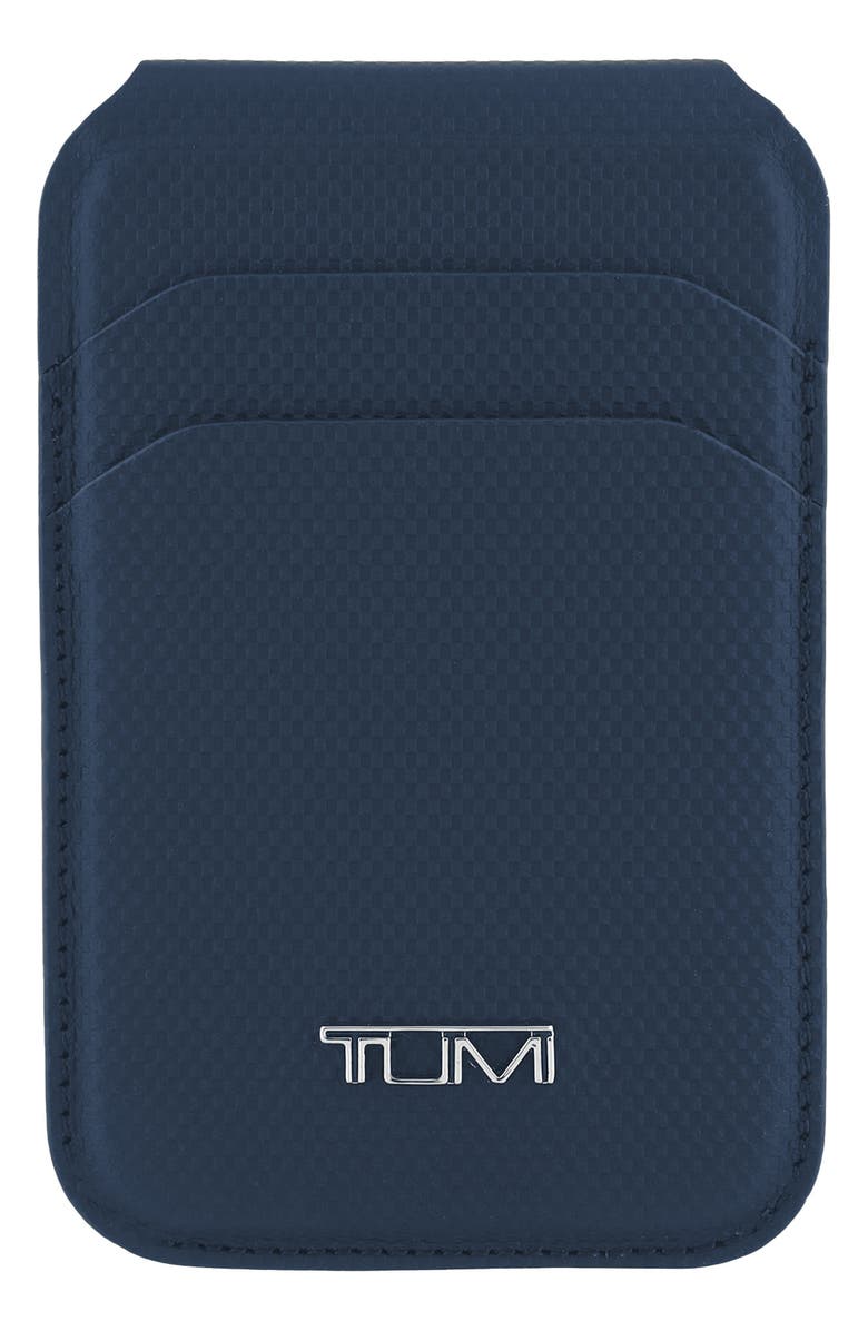 TUMI MagSafe Magnetic Cardholder Wallet, Main, color, Navy