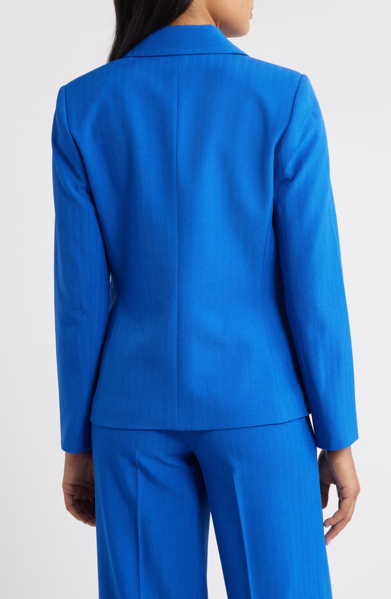 Tahari ASL Faux Double Breasted Jacket, Alternate, color, New Royal