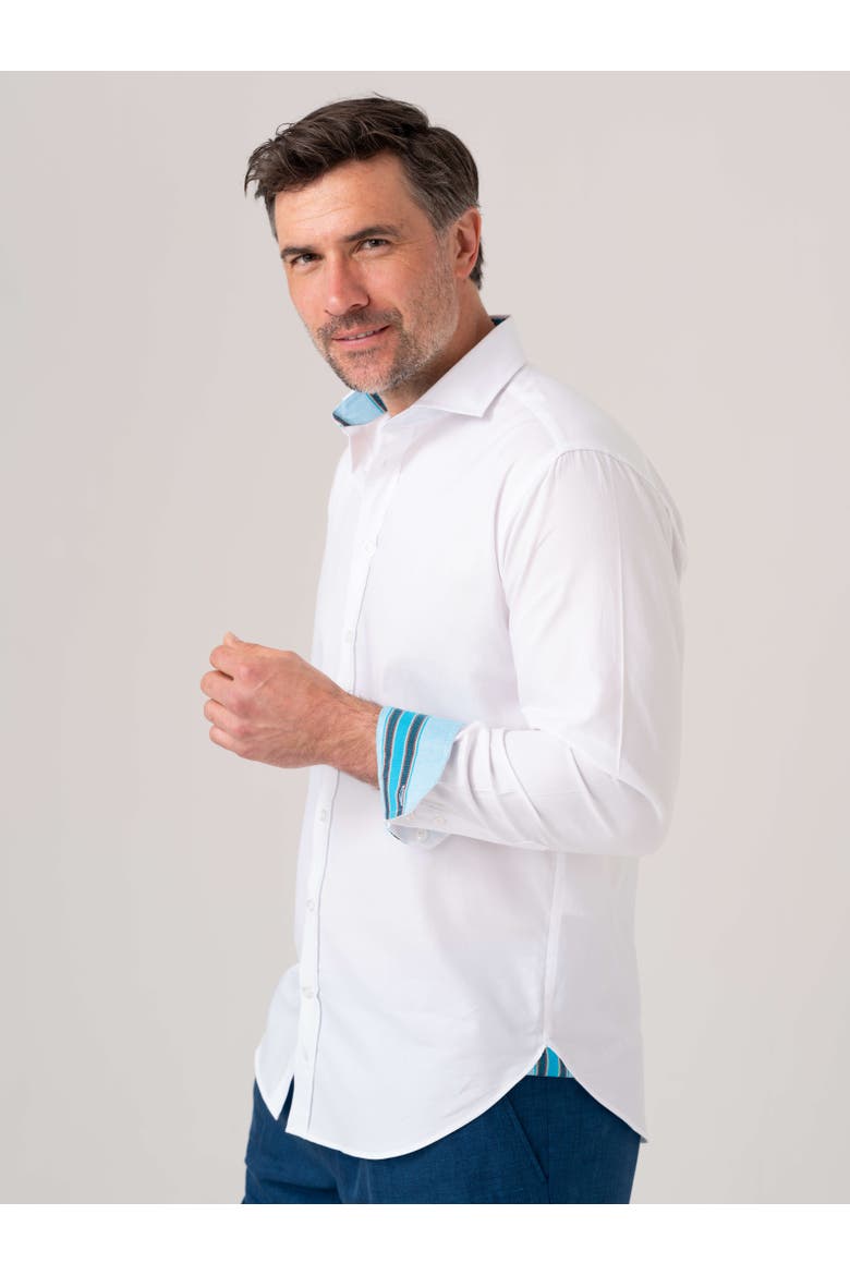 Button Up Shirt, Alternate, color, White