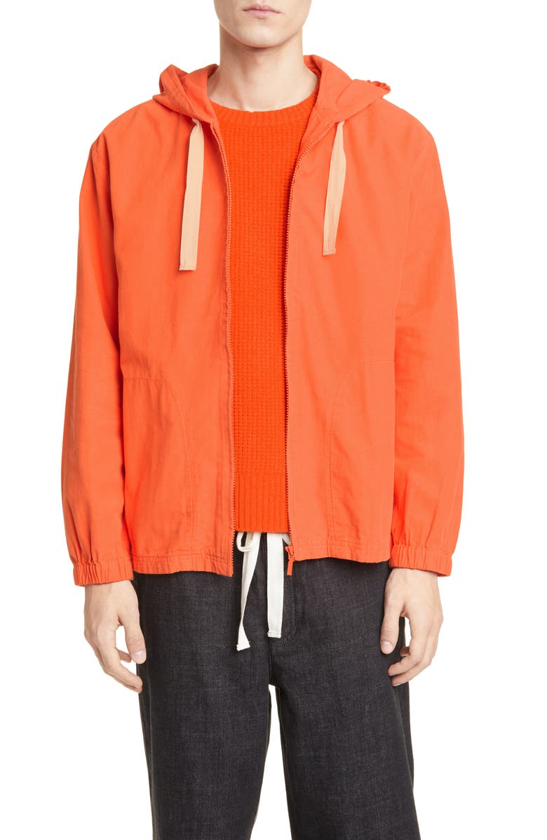 Eileen Fisher Organic Cotton Hooded Zip Jacket, Alternate, color, 