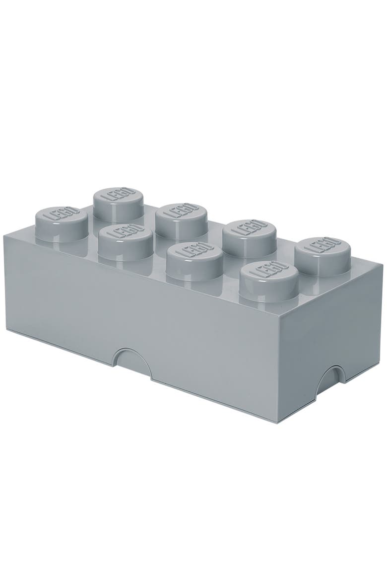 Storage Brick 8 Medium Stone Grey, Alternate, color, Gray