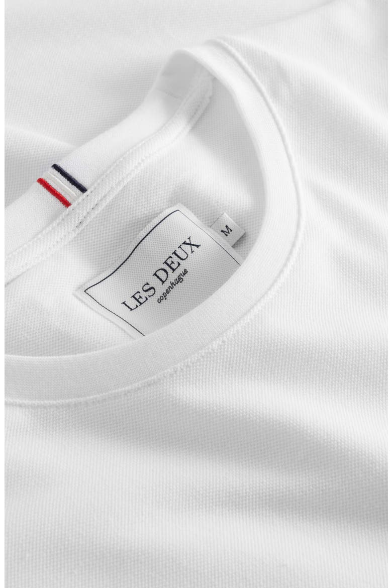 Cotton Piqué Crewneck T-Shirt, Alternate, color, 2020-WHITE