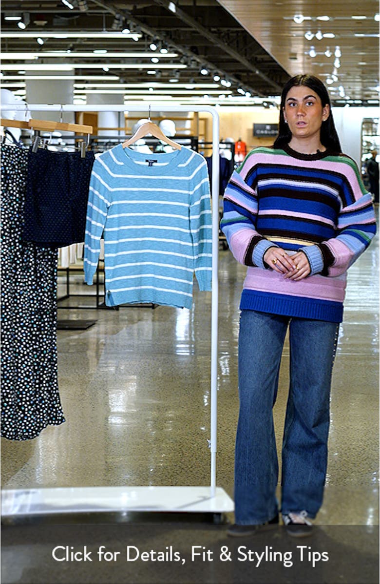 Aruba Stripe Crewneck Sweater, sales video thumbnail