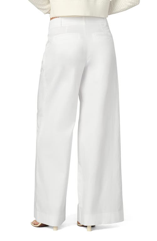 Joe's The Brody Pleated Wide Leg Pants In White