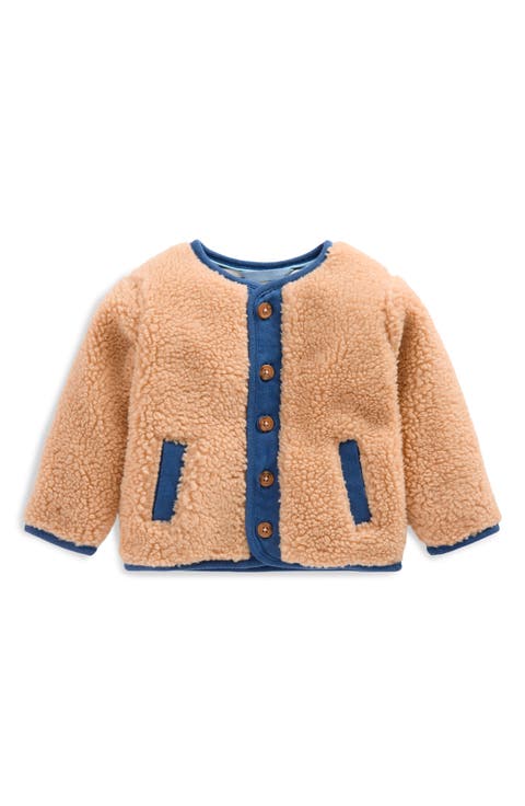Kids' Teddy Button Front Jacket