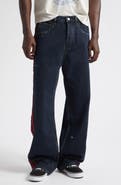 NAHMIAS Destroyed Denim Track Pants
