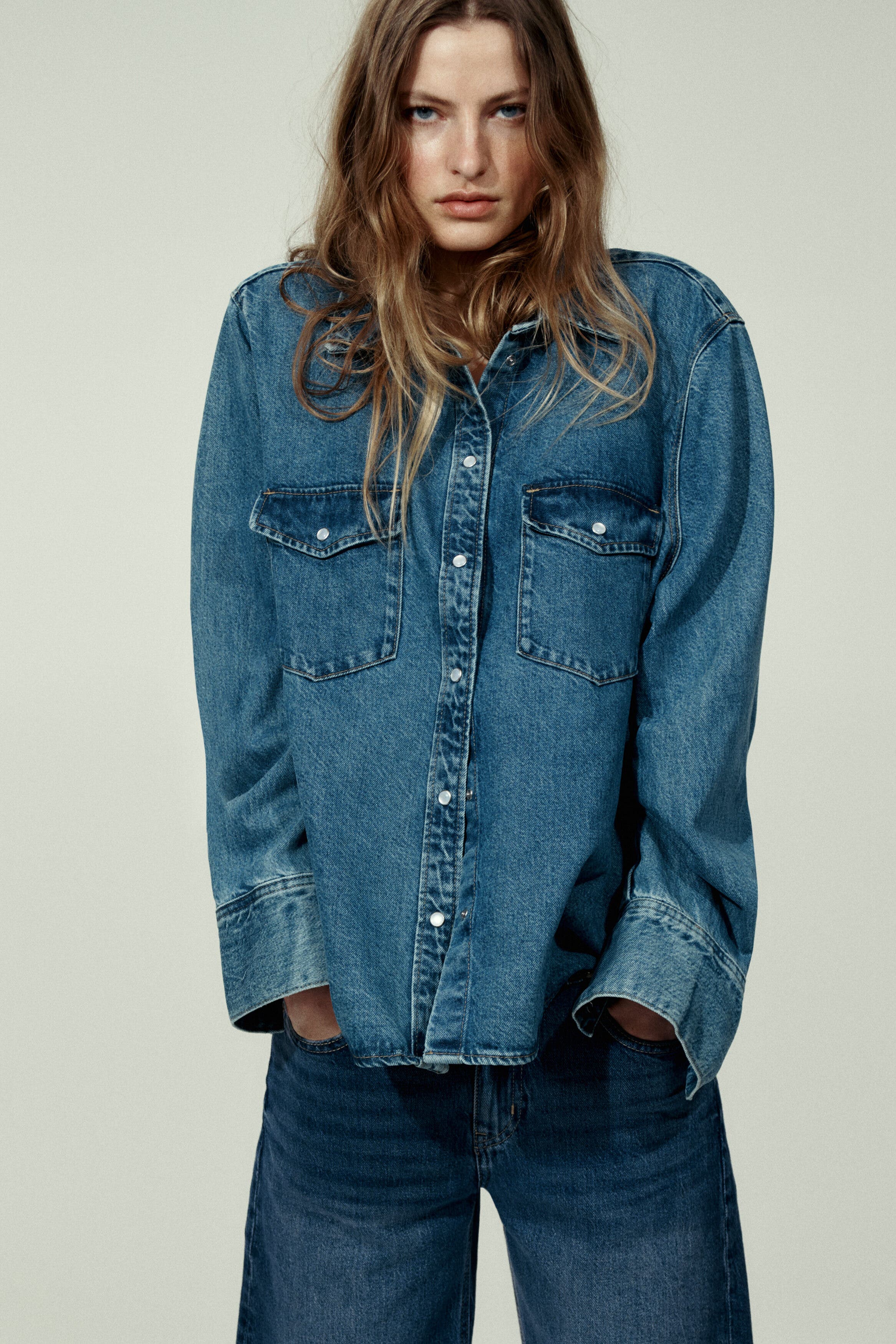 Harper high rise wide leg jeans - image 2