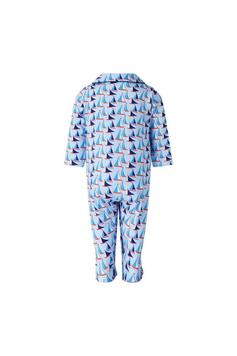 Sailboat Babygro, Alternate, color, Blue