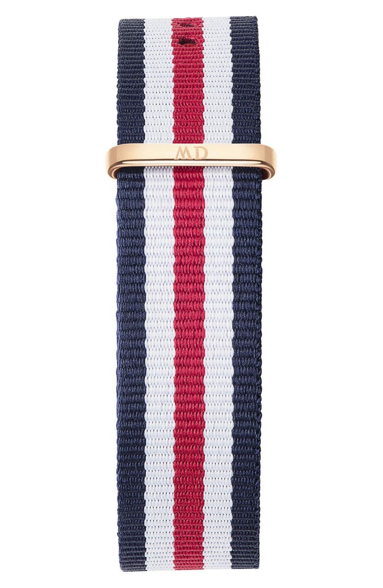 Daniel Wellington 'Classic Canterbury' NATO Strap Watch, 40mm, Alternate, color,
