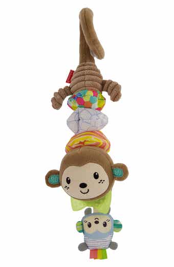 INFANTINO Musical Monkey Pull Down Stroller Toy