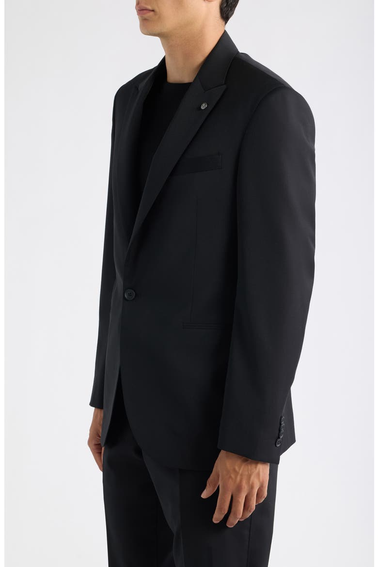 Ryder Tuxedo Pants, Alternate, color, BLACK