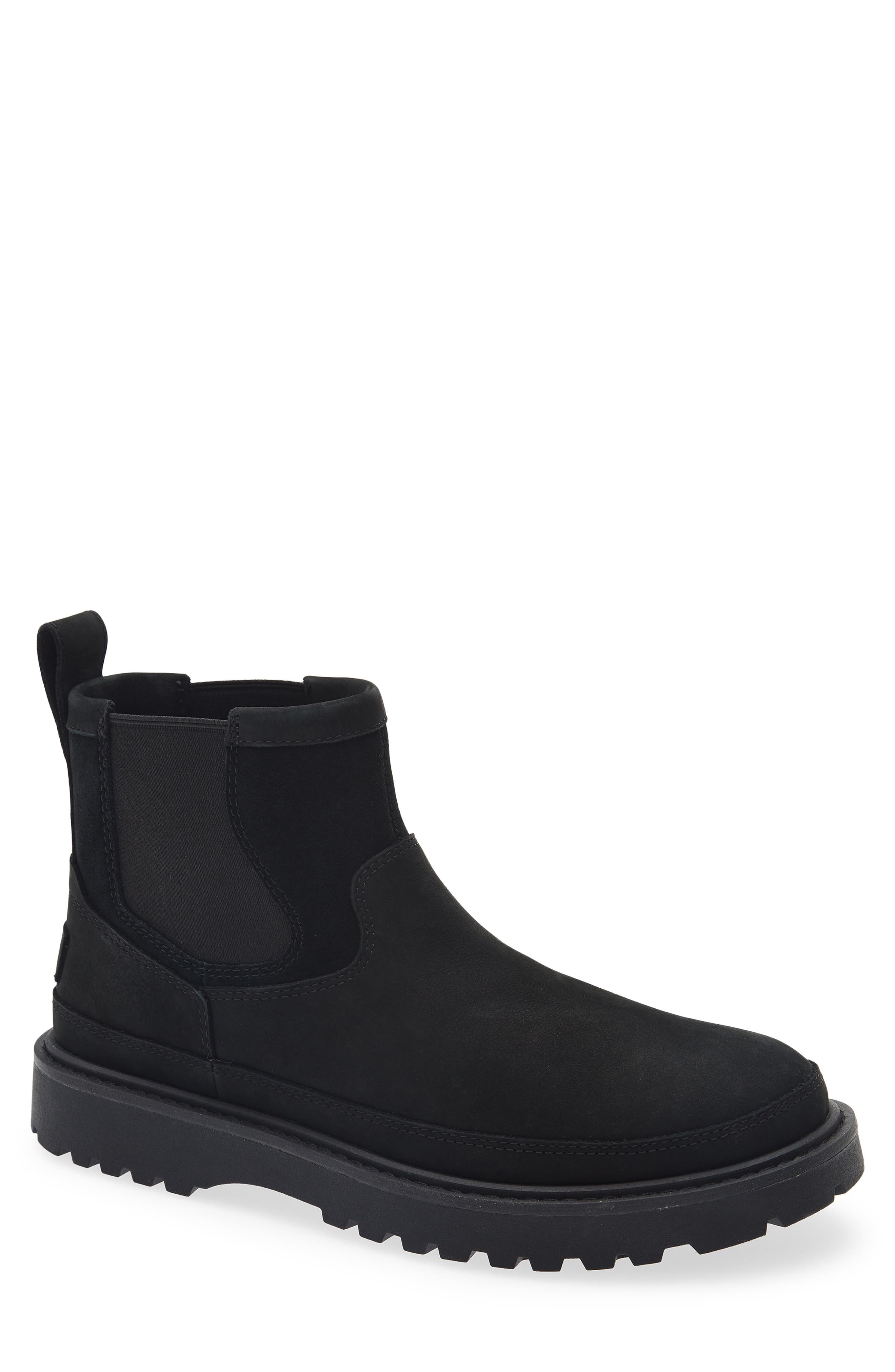 Birch Chelsea Boot, Main, color, BLACK