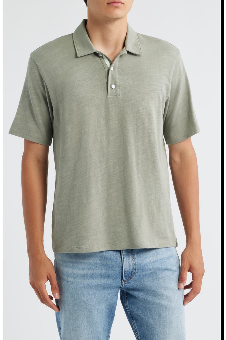 Classic Flame Polo, Main, color, LEAF GREY