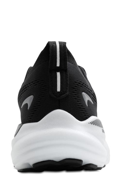 Brooks Glycerin Gts 22 Running Shoe In Black/grey/white