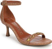 SAM & LIBBY Jasmina Faux Leather Ankle Strap Sandal