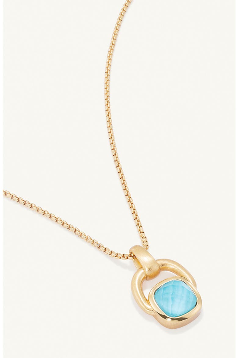 Monterey Pendant Necklace, Alternate, color, IRIDESCENT TURQ/ GOLD