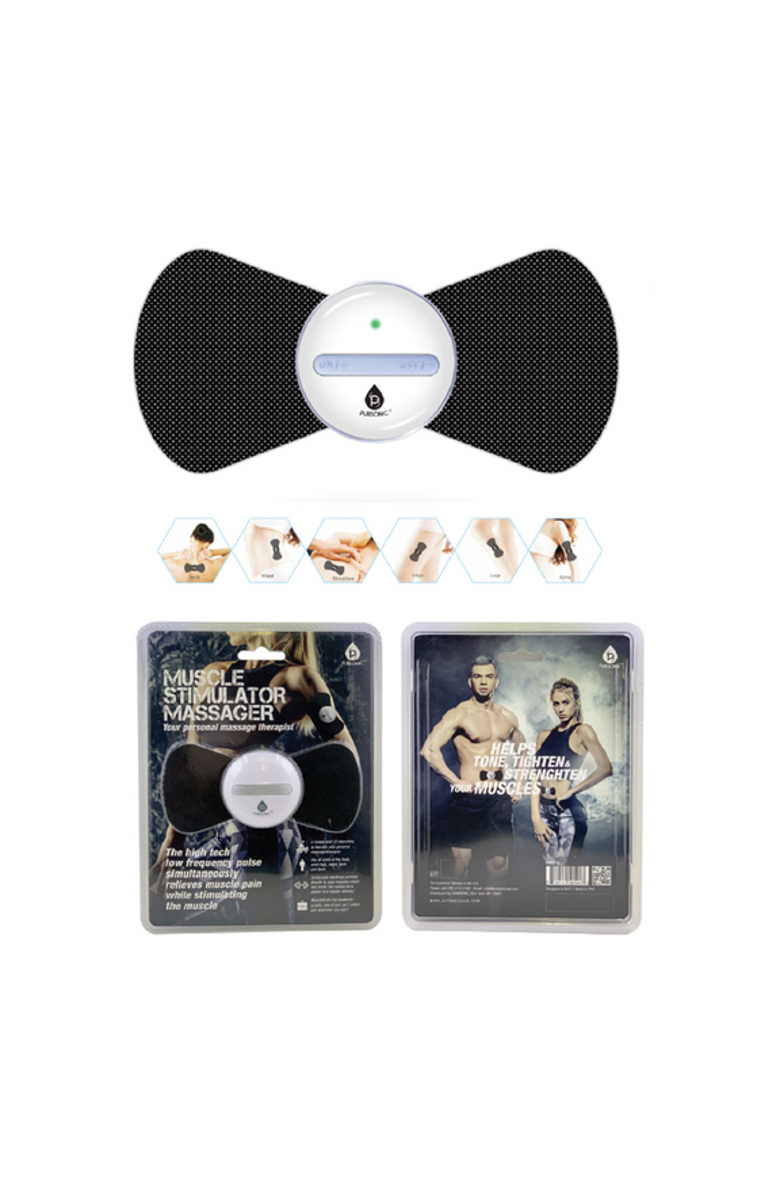 PURSONIC Wireless Muscle Stimulator Pulse Massager, Alternate, color, Black