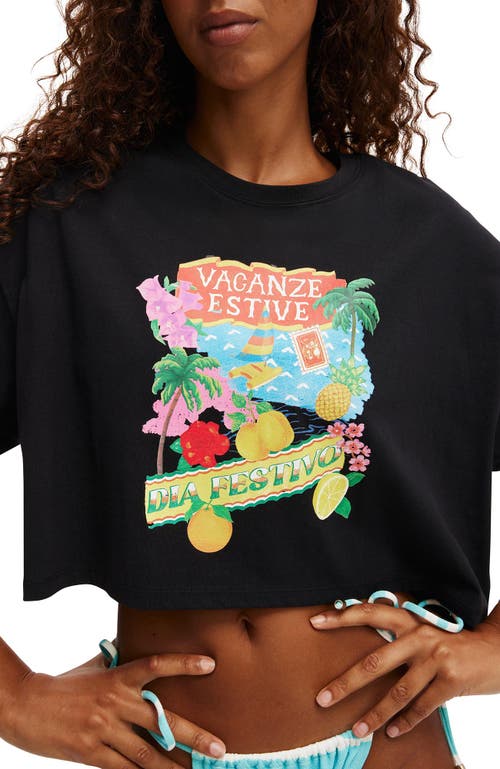 Cotton On Body Active Cropped Graphic Tee