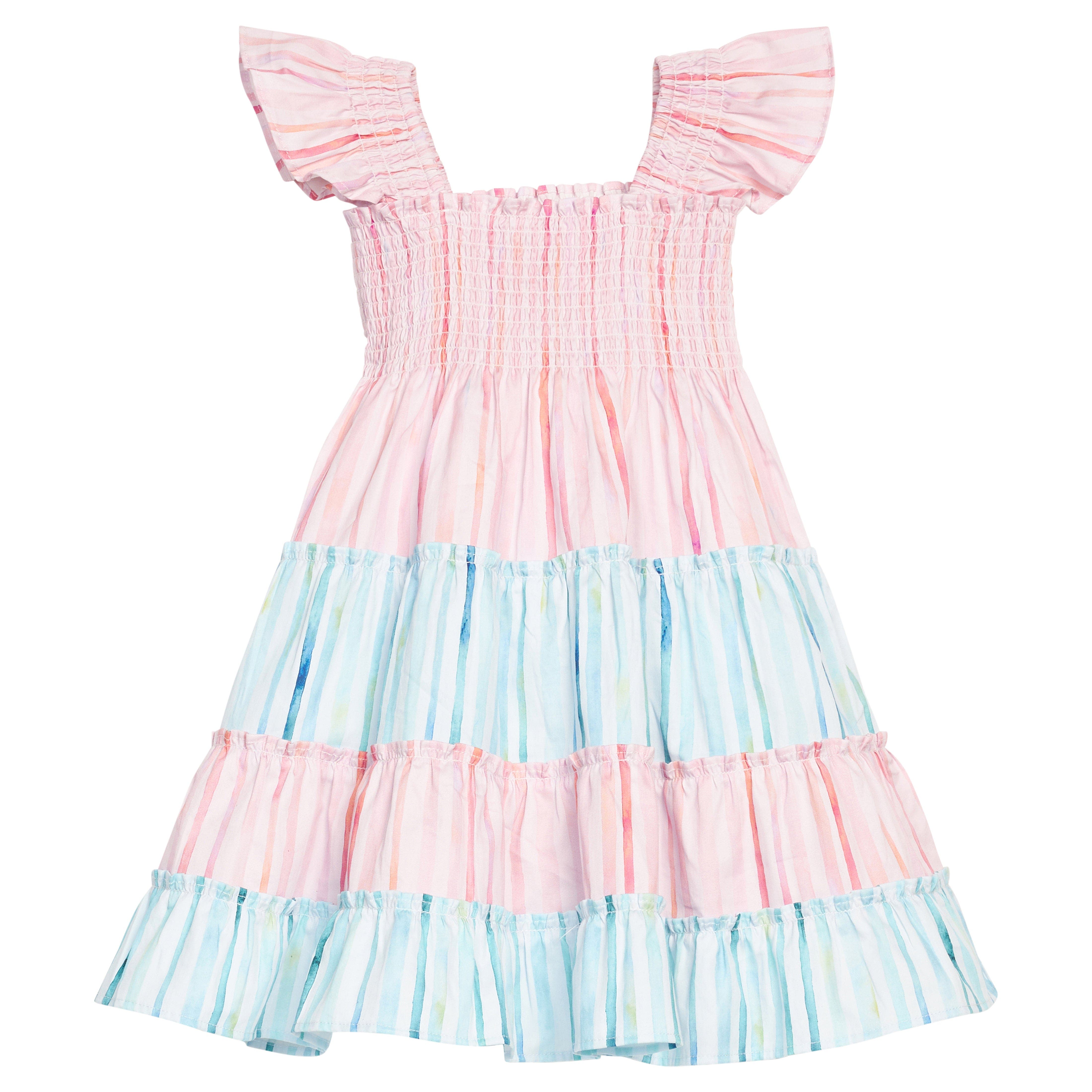 selected Watercolor Multi Stripe