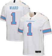 Nike Youth Nike Cameron Ward White Tennessee Titans Game Jersey