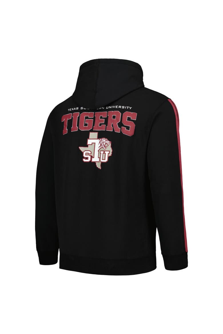 Men's FISLL Black Texas Southern Tigers Oversized Stripes Pullover Hoodie, Alternate, color, Black