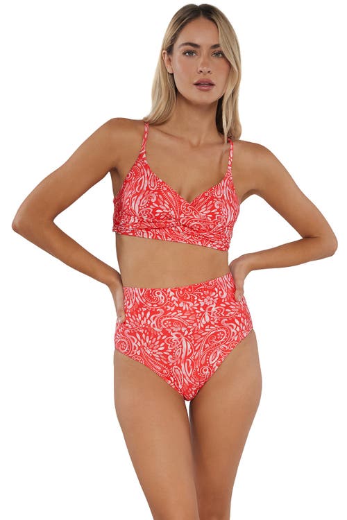 SUNSETS SUNSETS HANNAH HIGH WAIST BIKINI SWIM BOTTOMS